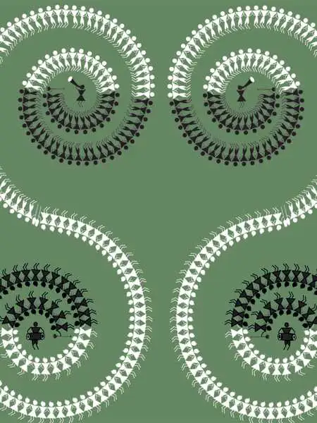 Harvest Dance, green