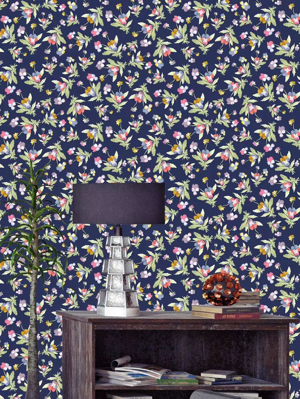 Catharina - Blumen - Blätter - Florale Muster - FotoTapeten - Multicolor - Luise & Otto