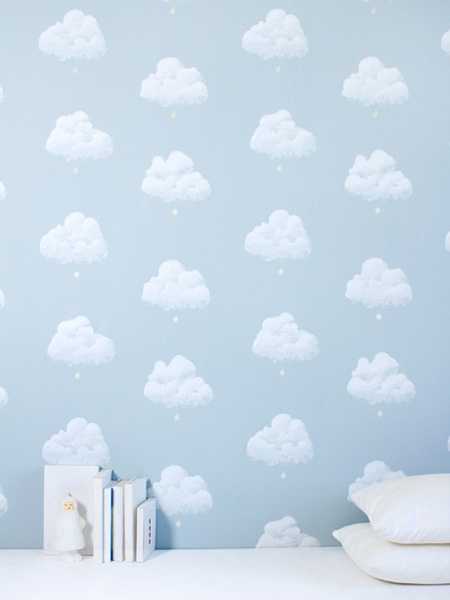Cotton Clouds, blue smoke