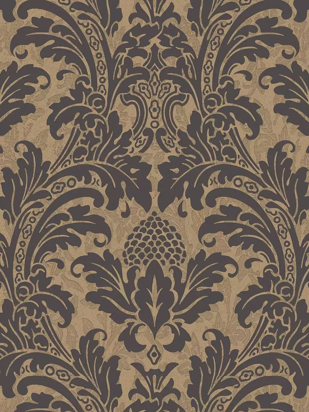 Blake - Ornamente Tapeten - Gold - Schwarz - Cole & Son