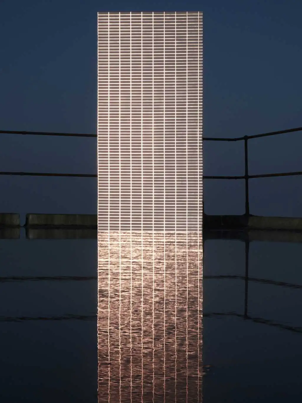 Raumbild Grid, copper-rose/white - Graphisch - Quadrate/Rechtecke - Bronze - Weiß - Erica Wakerly