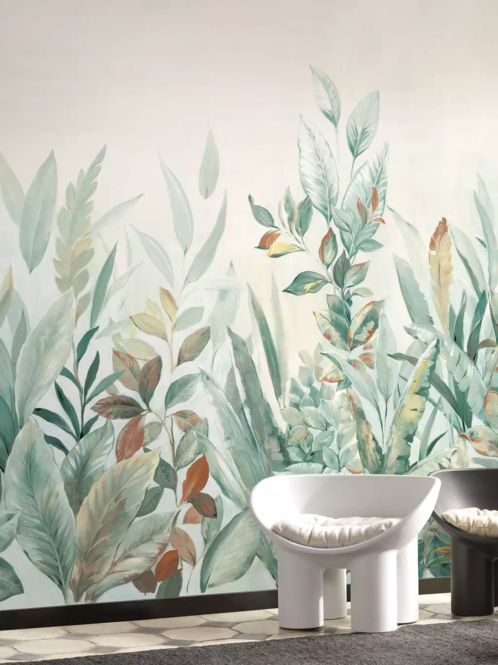 Nature Sauvage  - Blätter - FotoTapeten - Multicolor - Casadeco