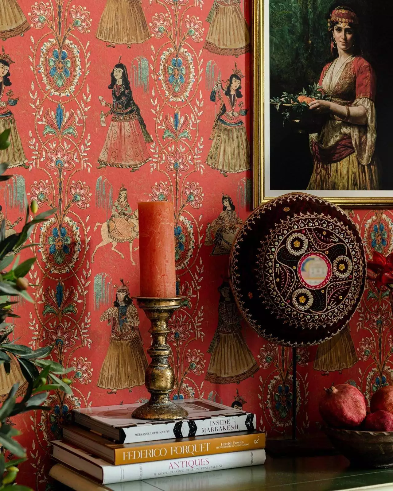 Maghrebian Folktale Rose - Figuren - Kleidung - Beige - Rot - Mindthegap