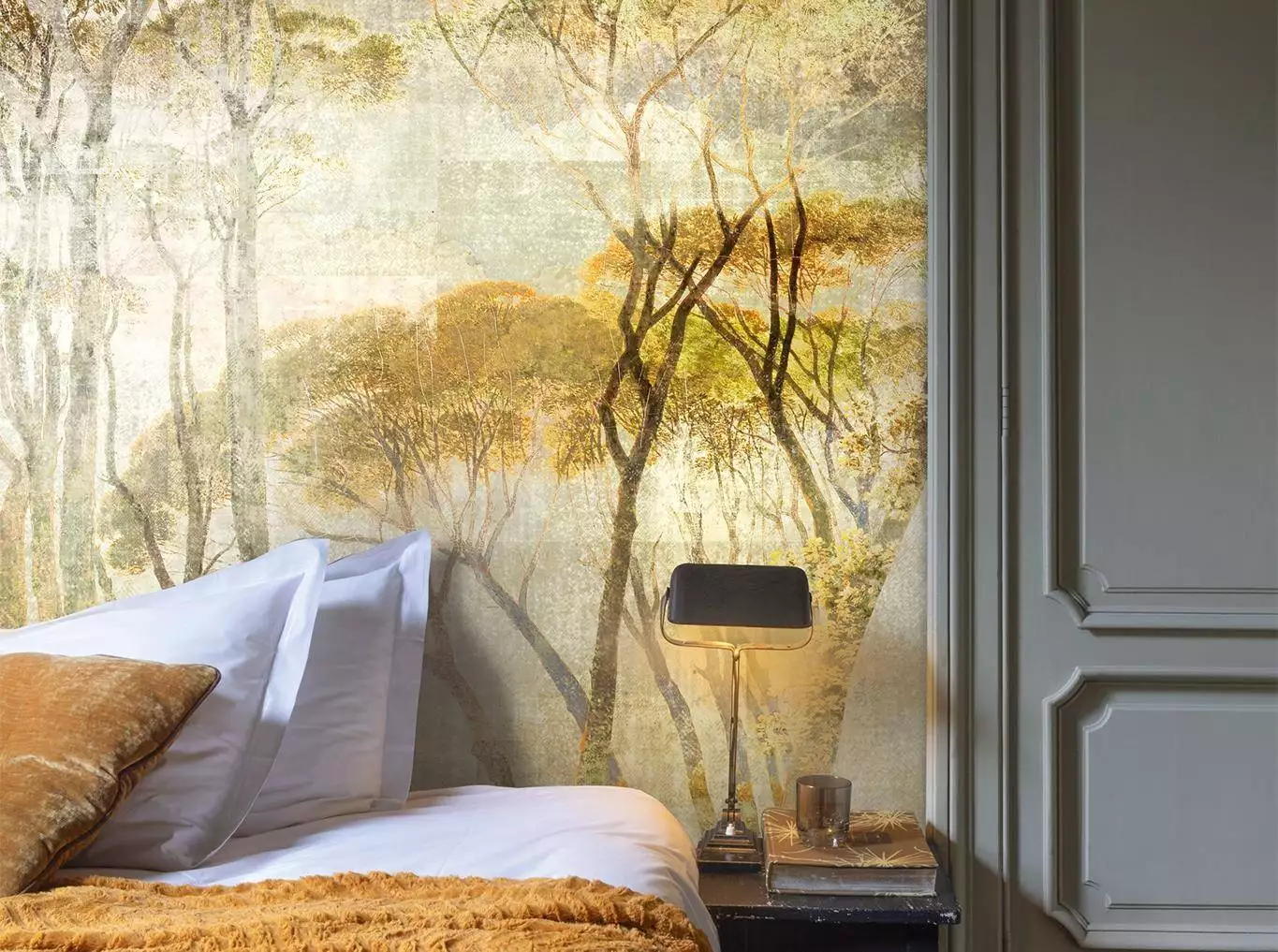 Hymn Savanna, col. 01 - Bäume - Landschaft - Multicolor - Masureel