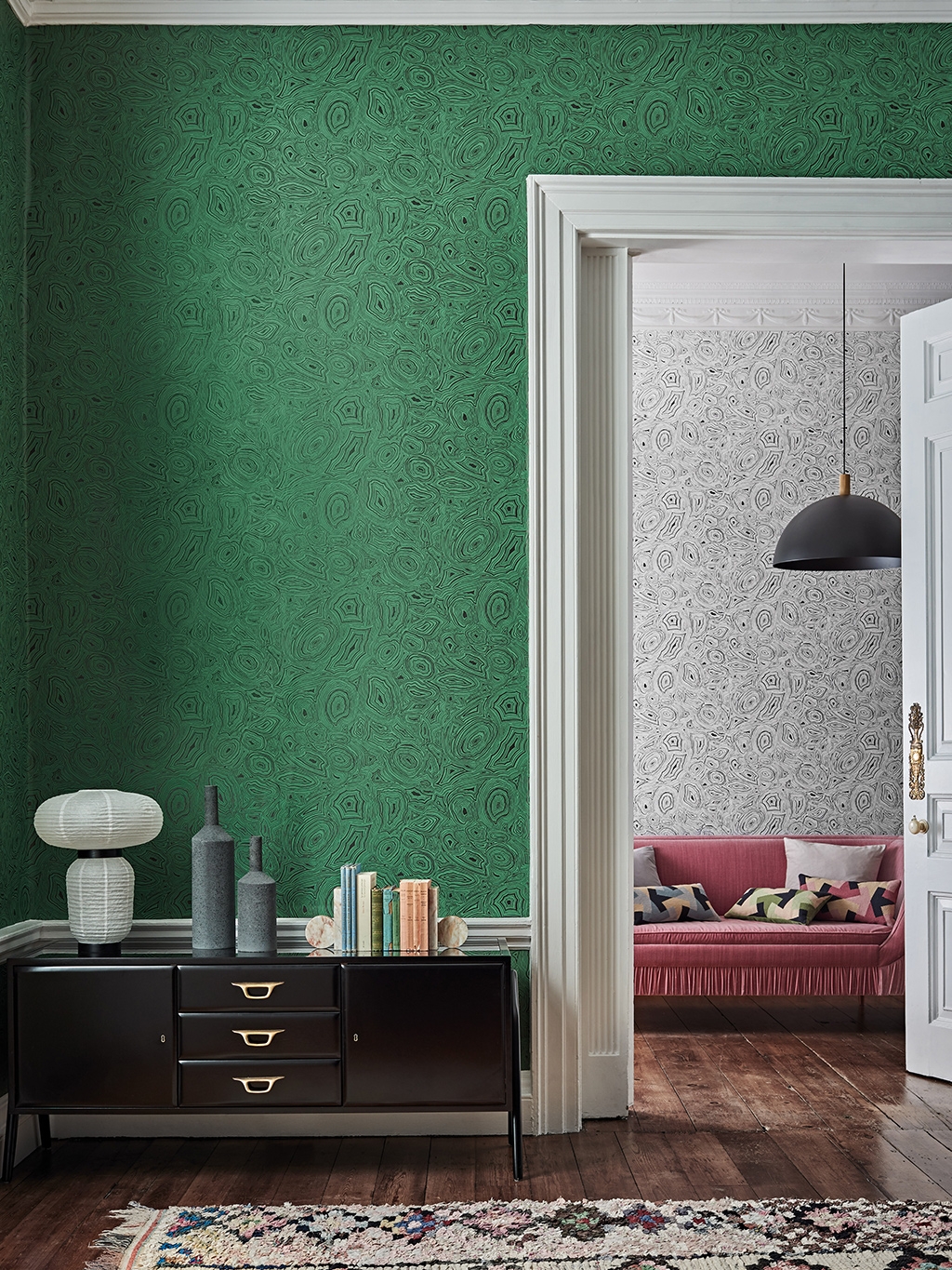 Malachite, col. 4 - tapeten für wohnzimmer