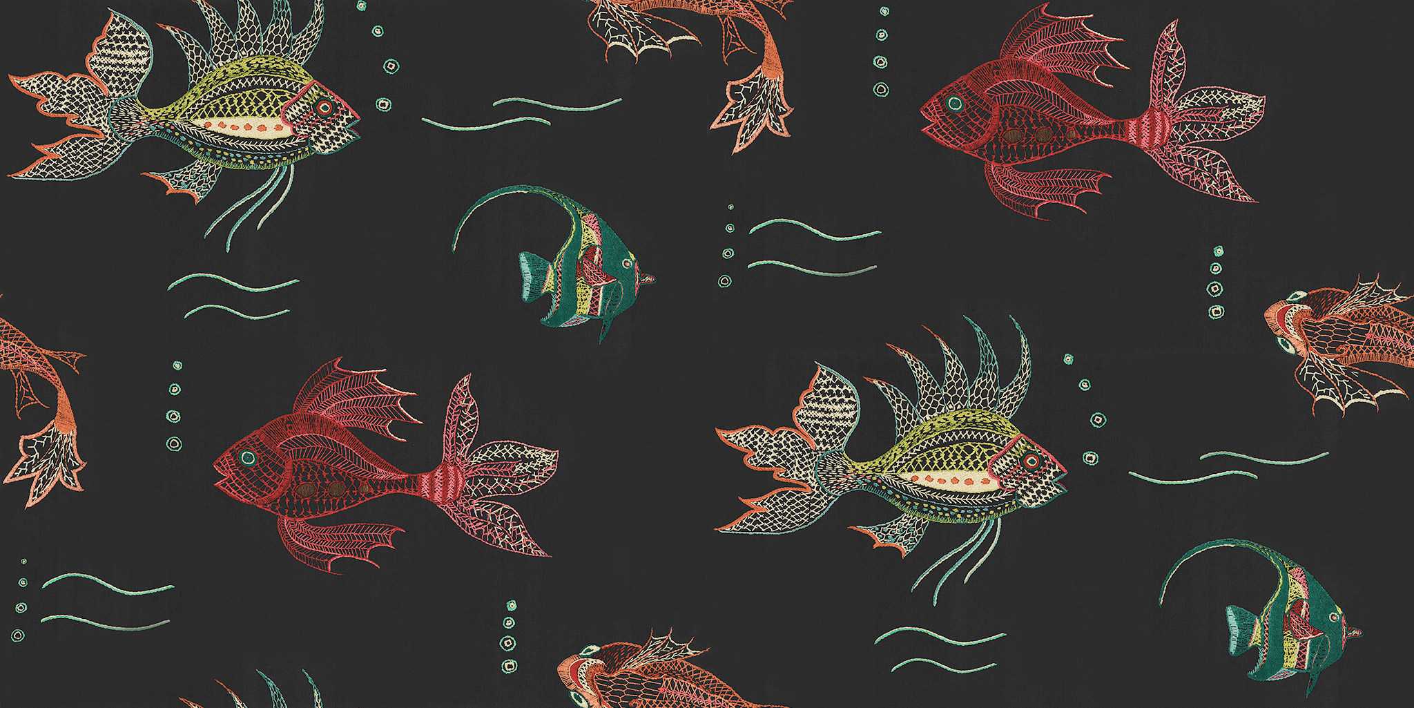 Aquarium, col.01 - tapete mit muster