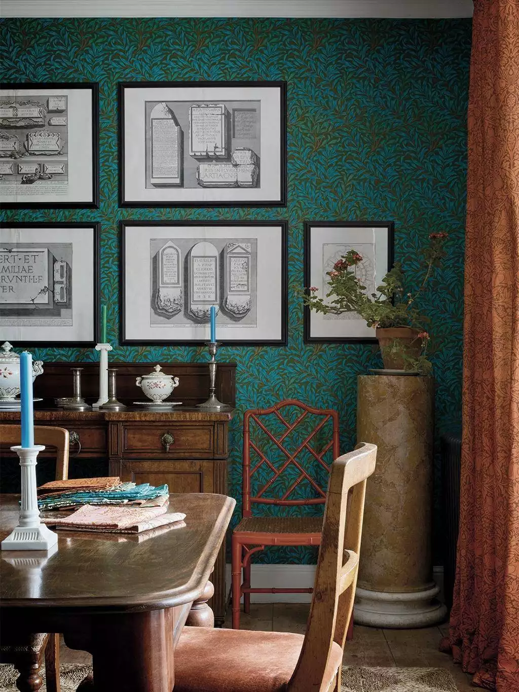 Willow Bough Olive/Turquoise