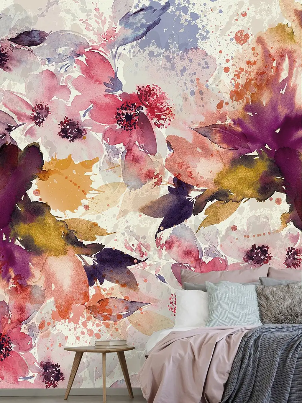 Flower Palette - Blumen - Multicolor - Wallpepper