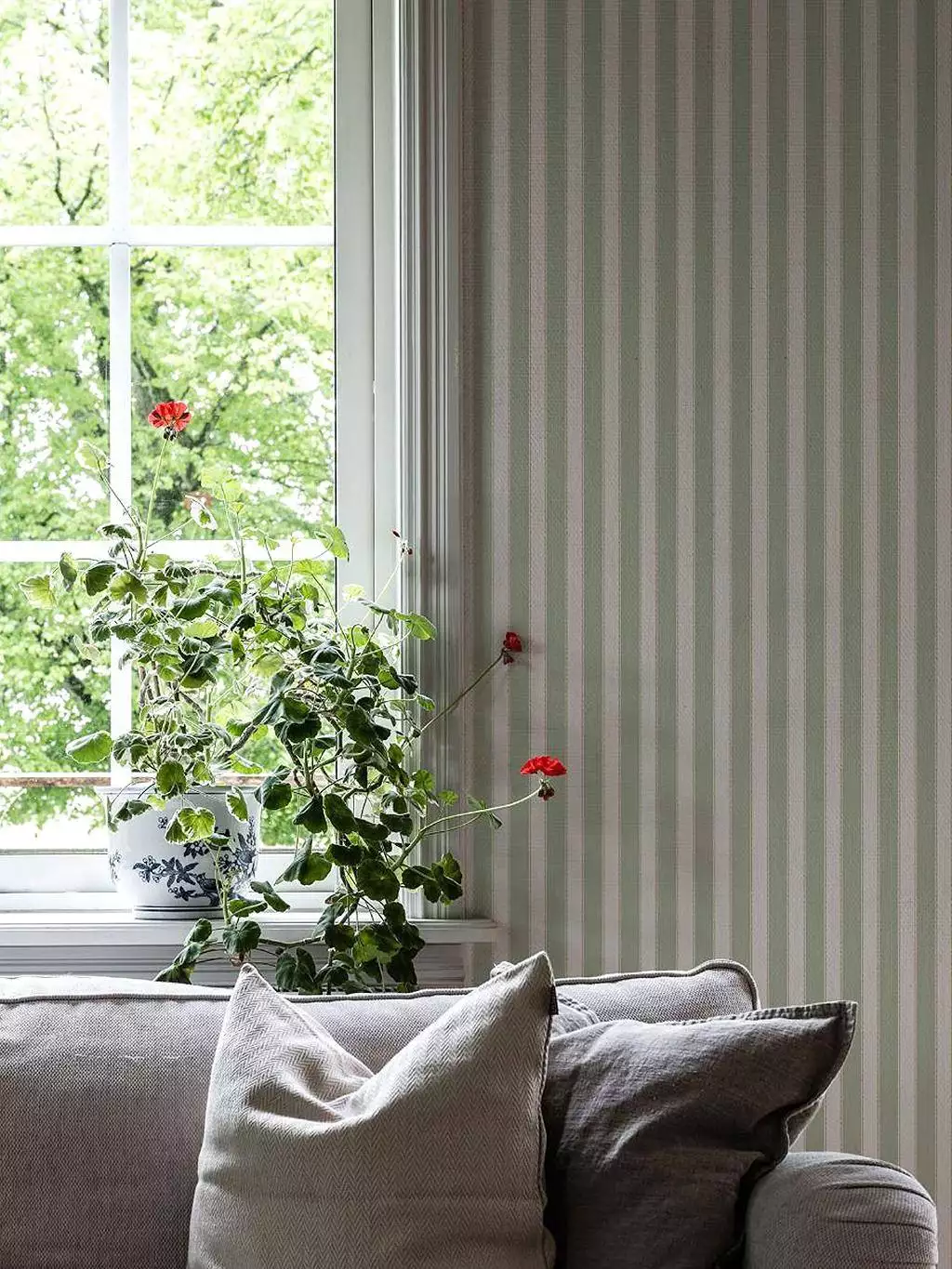 Gottfrid, green - Streifen - Gold - Hellgrün - Weiß - GAMMALSVENSKA