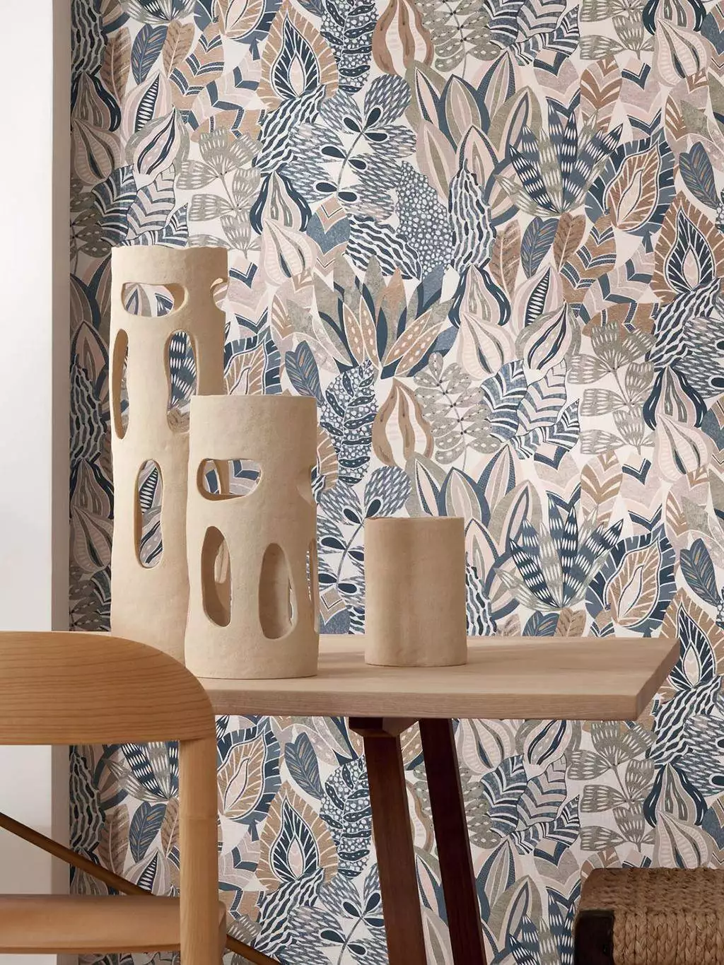 Alfabia, col. 06 - Blätter - Florale Muster - Multicolor - Casamance