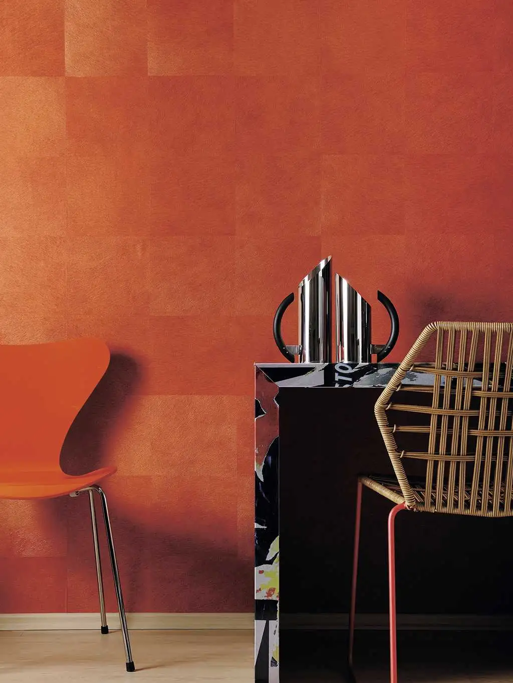 Raumbild Halvar, col. 35 - Fell - Leder - Orange - Èlitis