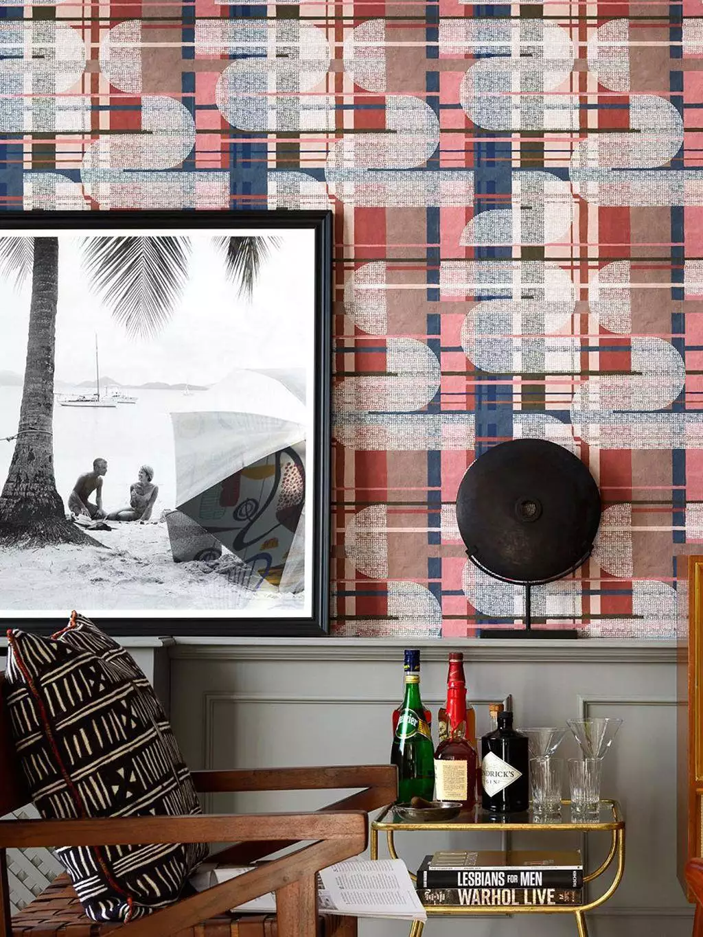 Interference - FotoTapeten - Retro Muster - Multicolor - Mindthegap