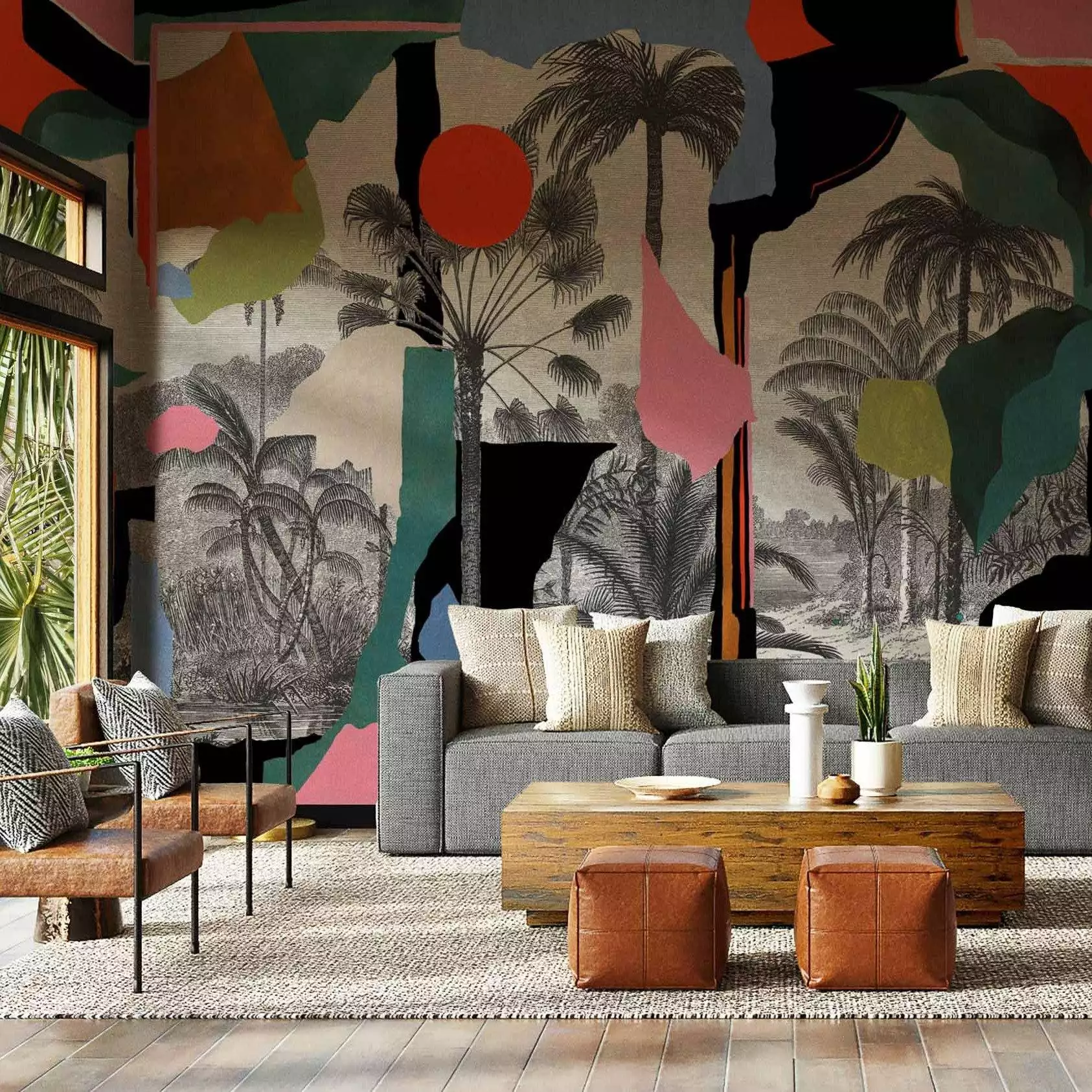 Colonial Abstraction Pink