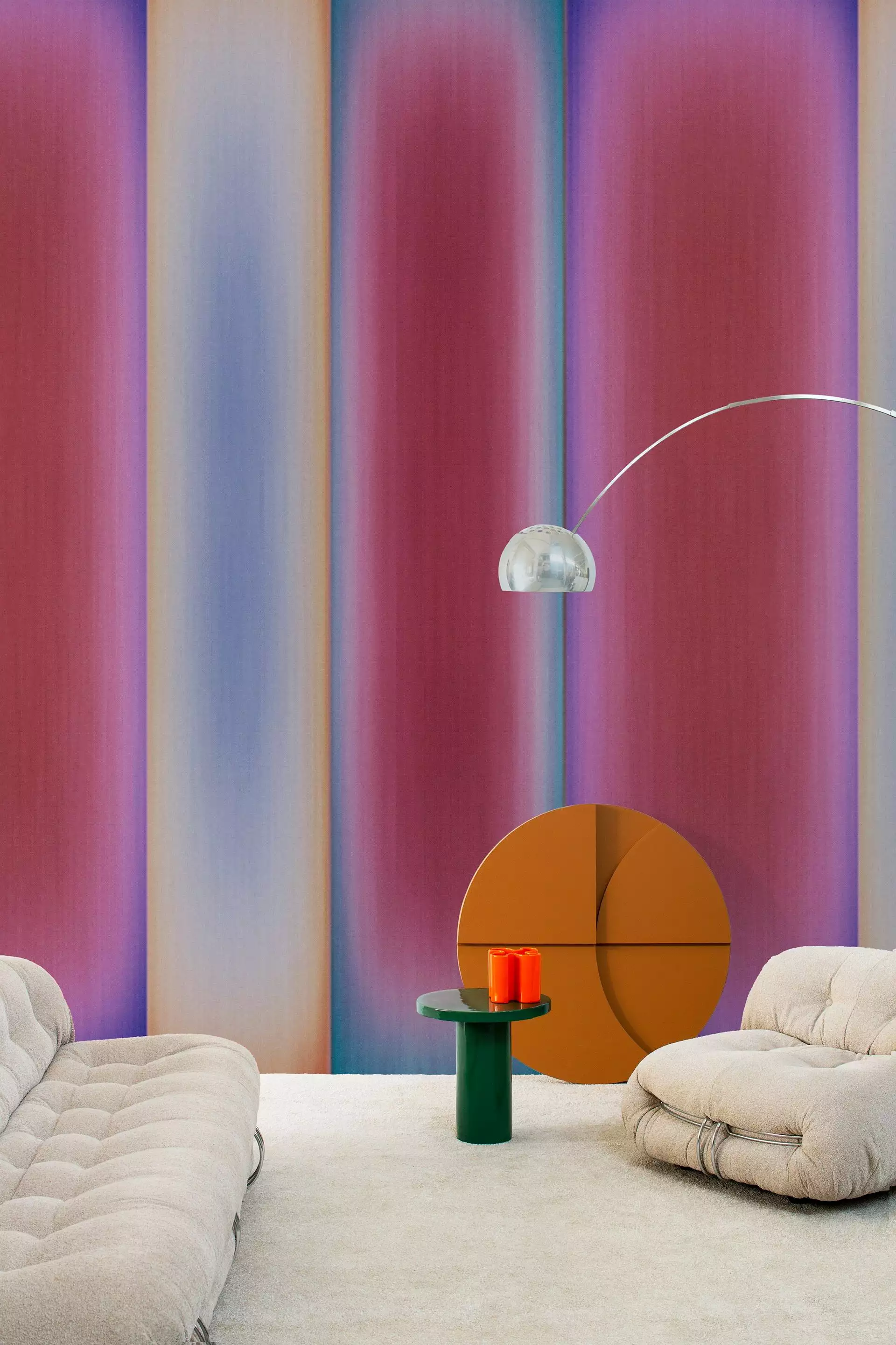 Viva Magenta  - Farbverlauf - Blau - Gelb - Lila - Multicolor - Rot - wall & decò