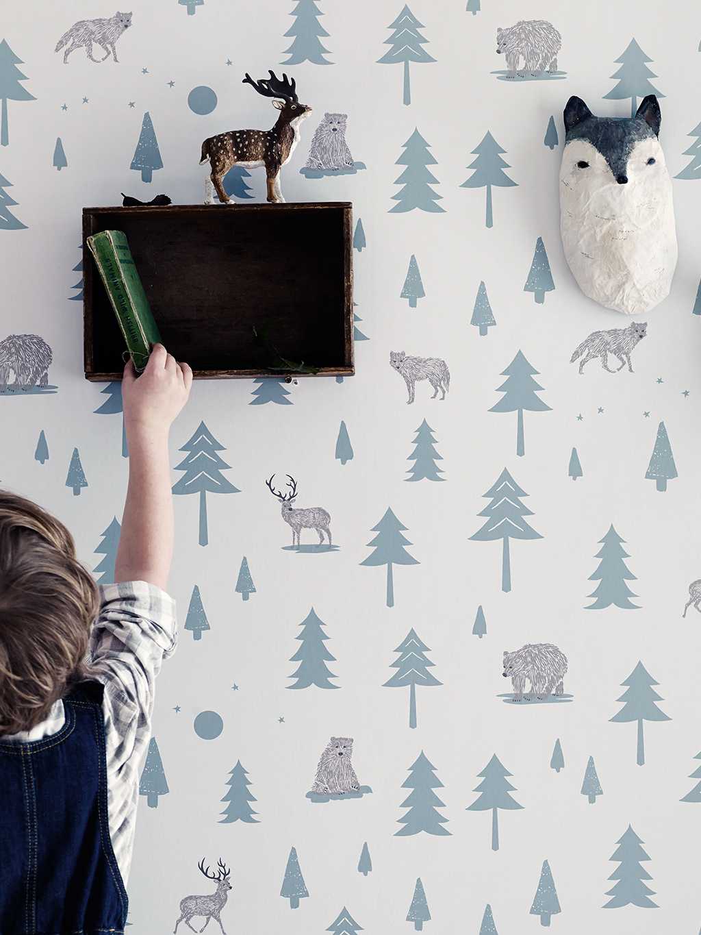 Into the Wild, storm green - design