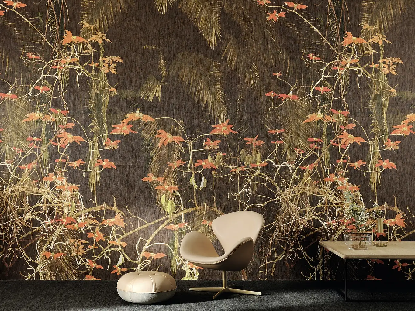 Raumbild Maravilloso, col. 1 - Blumen - Blätter - Landschaft - Äste - Multicolor - Èlitis