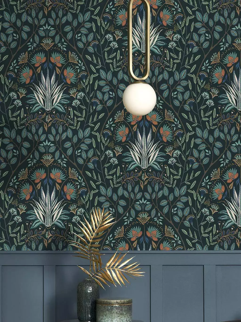 Lords, col. 21 - Blumen - Blätter - Florale Muster - Multicolor - Casadeco