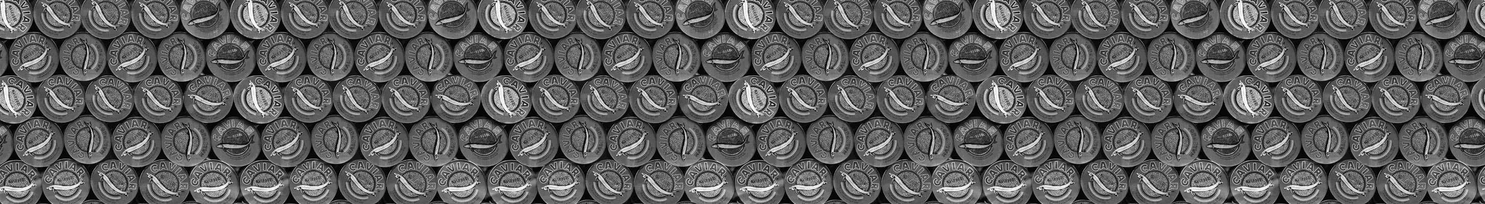 Caviar Bordüre black & white
