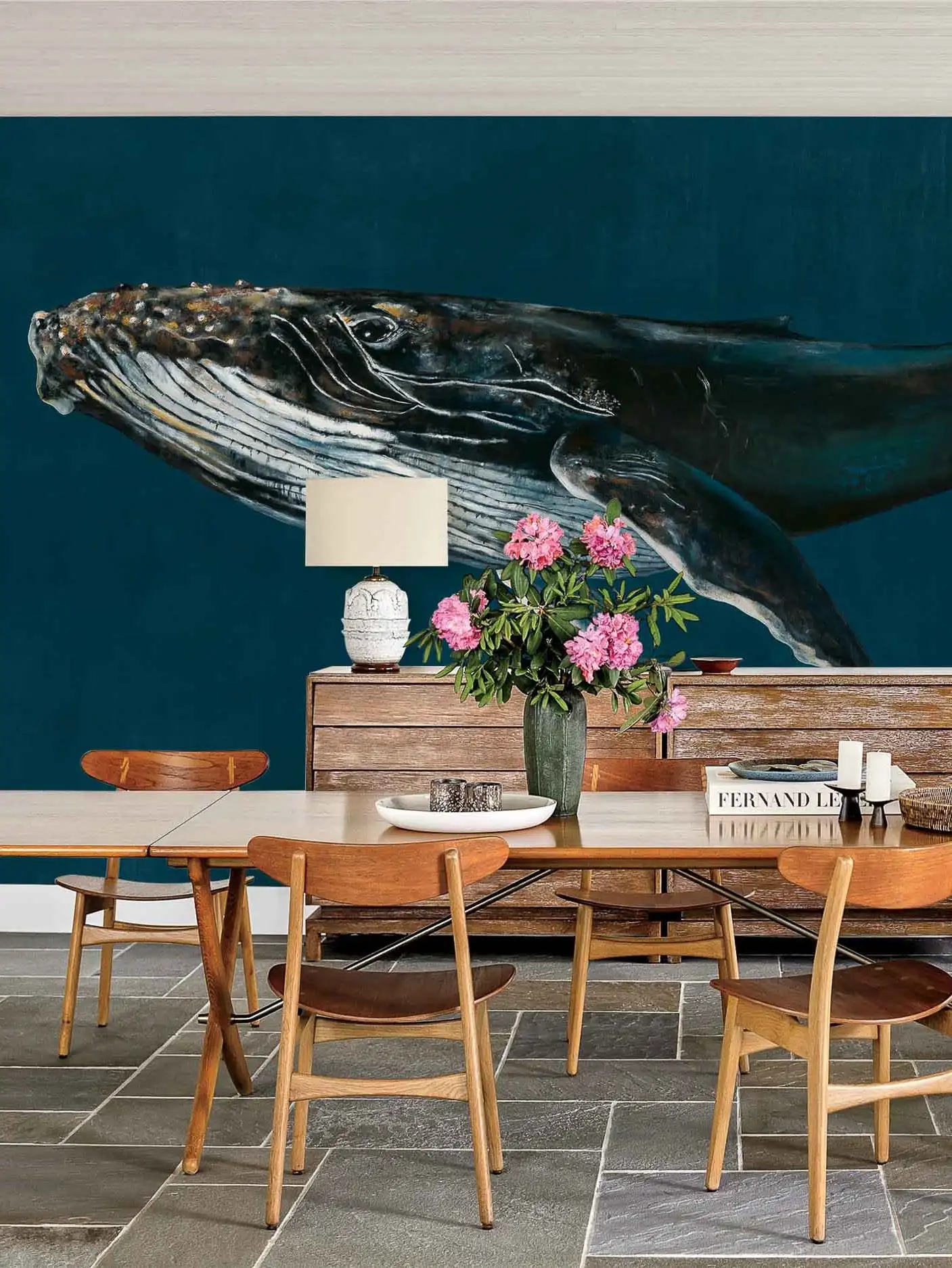 Humpback Whale Ocean - Fische - Blau - COORDONNÈ