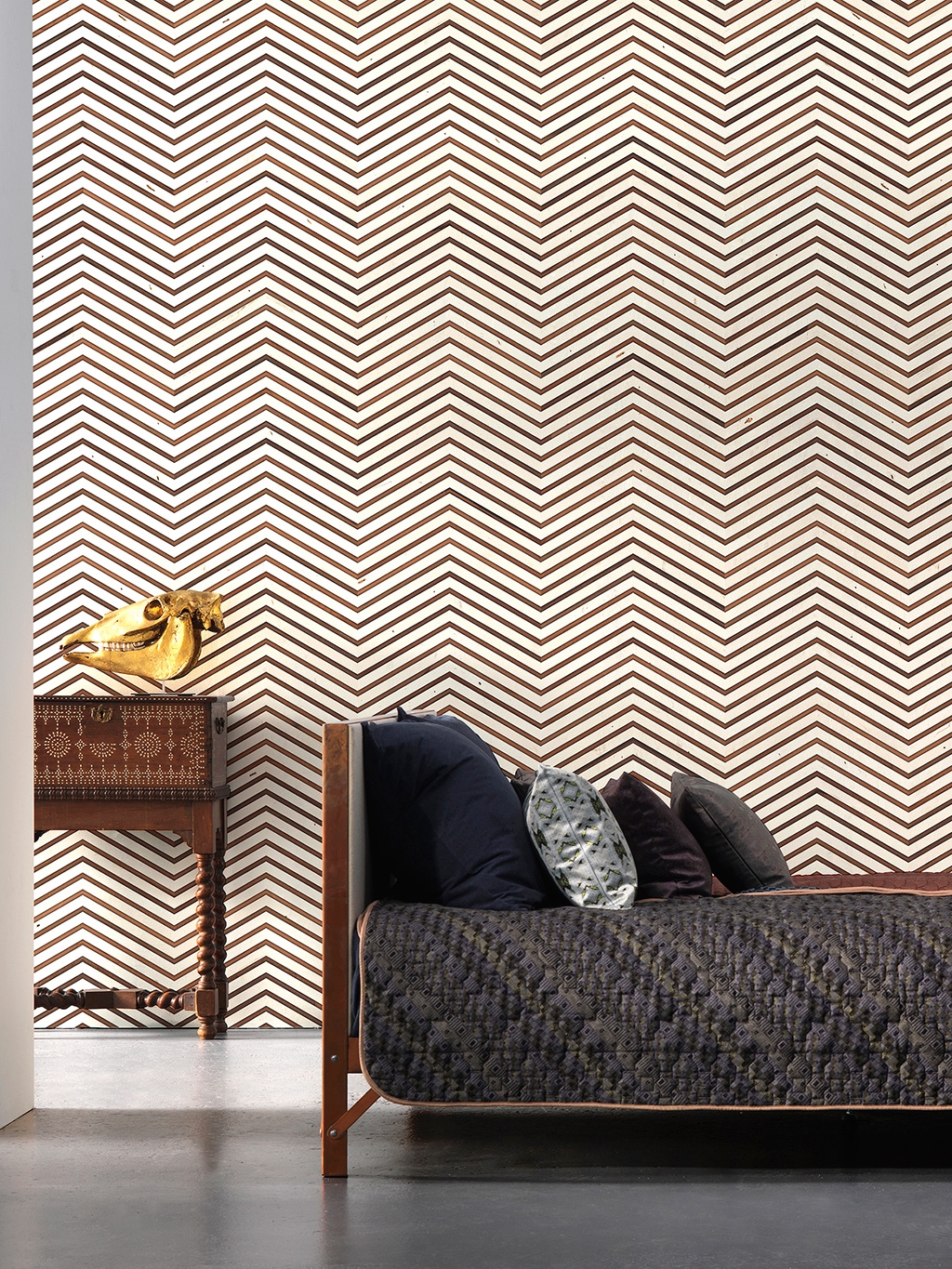 Timber stripes wallpaper, col. 04 - tapeten mit