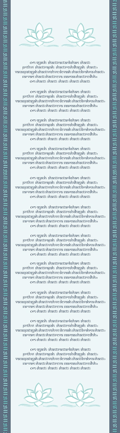 Shanti Mantra Tapete - vliestapete