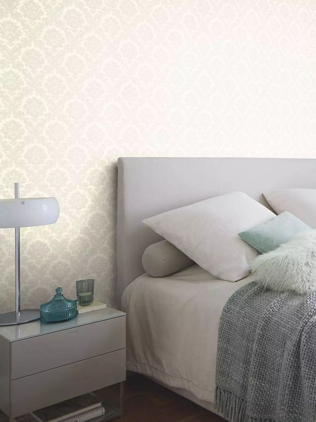 Italian castle, col. 19 - Klassische Muster - Ornamente - Beige - Creme - Rasch