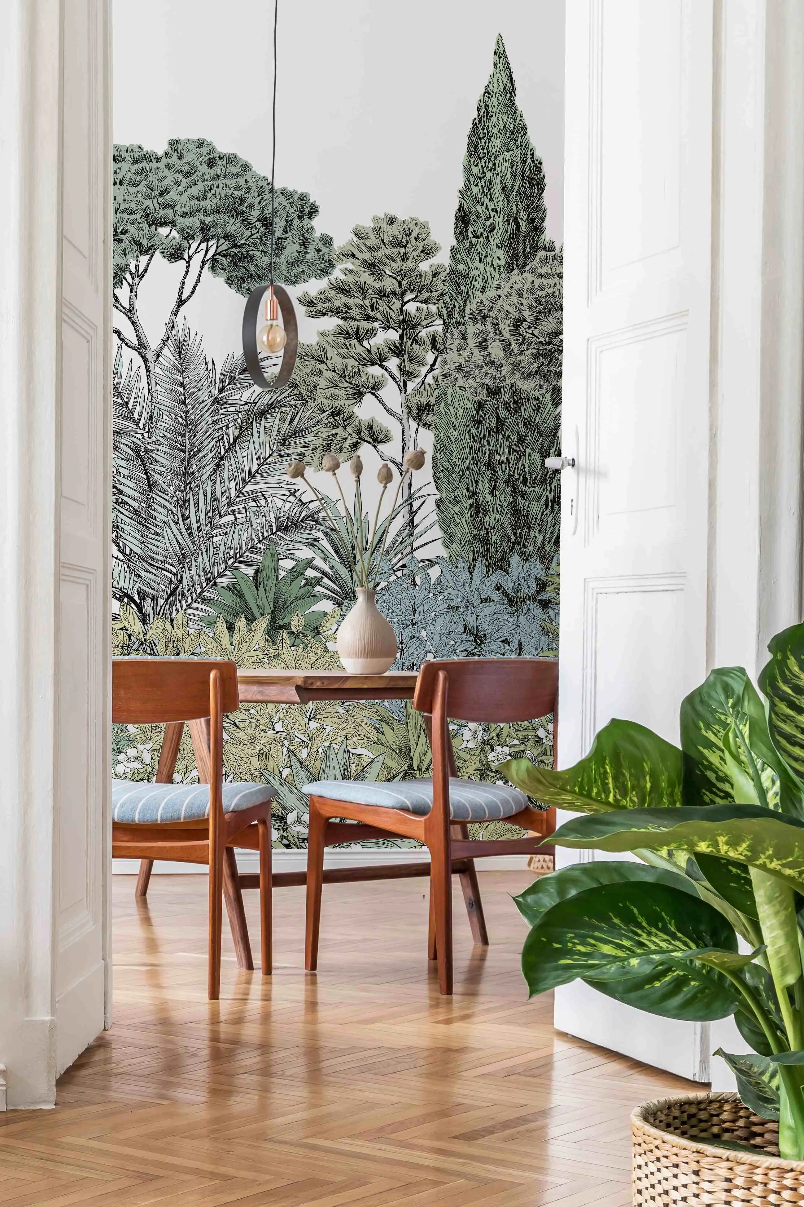 Riviera Naturel - Bäume - FotoTapeten - Landschaft - Grün - Isidore Leroy