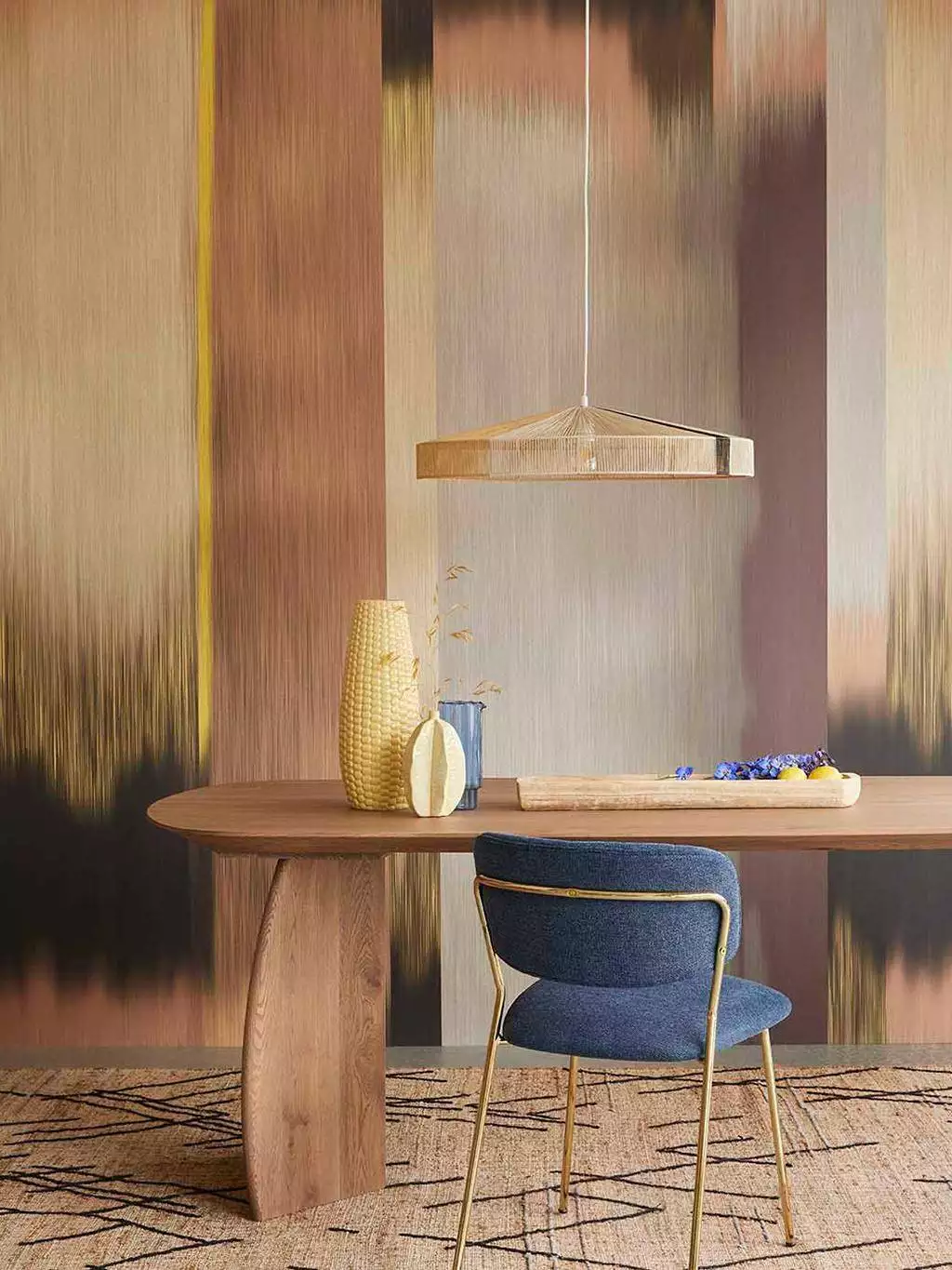 Revive Ikat Art, col. 01 - FotoTapeten - Moderne Muster - Multicolor - Eijffinger