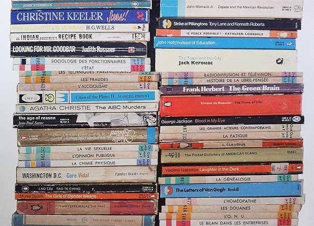 Gorgeous Previously Perused Paperbacks Wallpaper Illustration Gorgeous Previously Perused Paperbacks Wallpaper Illustration