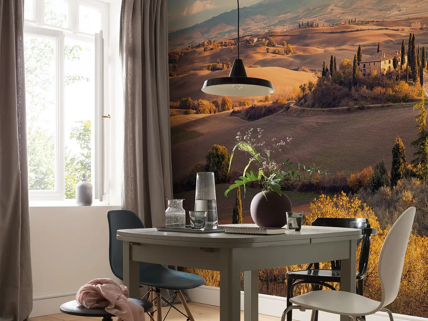 TOSKANAGOLD - Landschaft - Multicolor - Komar.Vlies