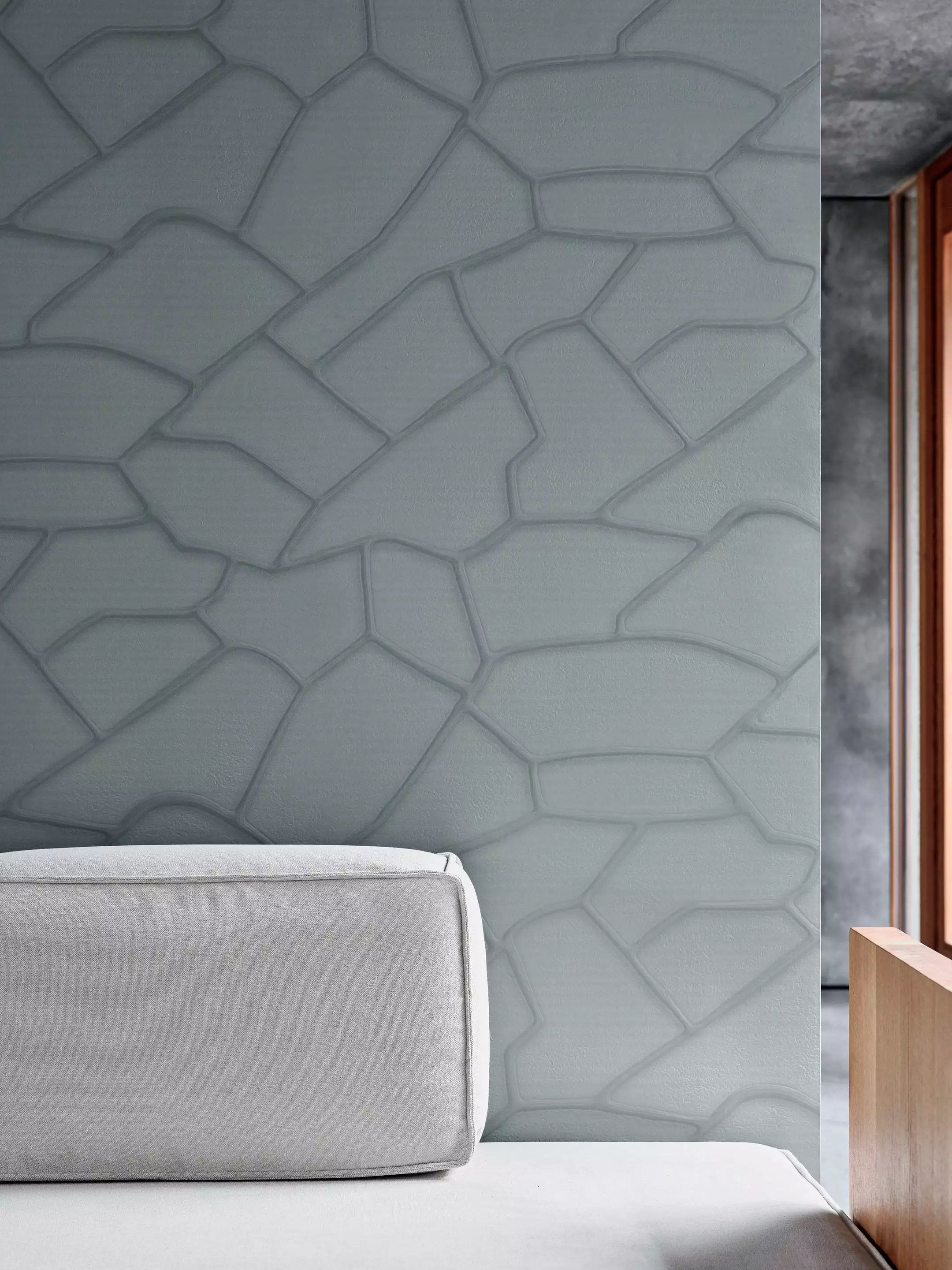 Salina - 23130EWC - Formen - Graphisch - Moderne Muster - Türkis - wall & decò