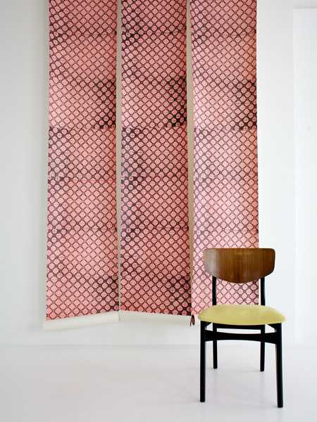 Hong Kong Wall Tiles, pink - tapeten mit muster