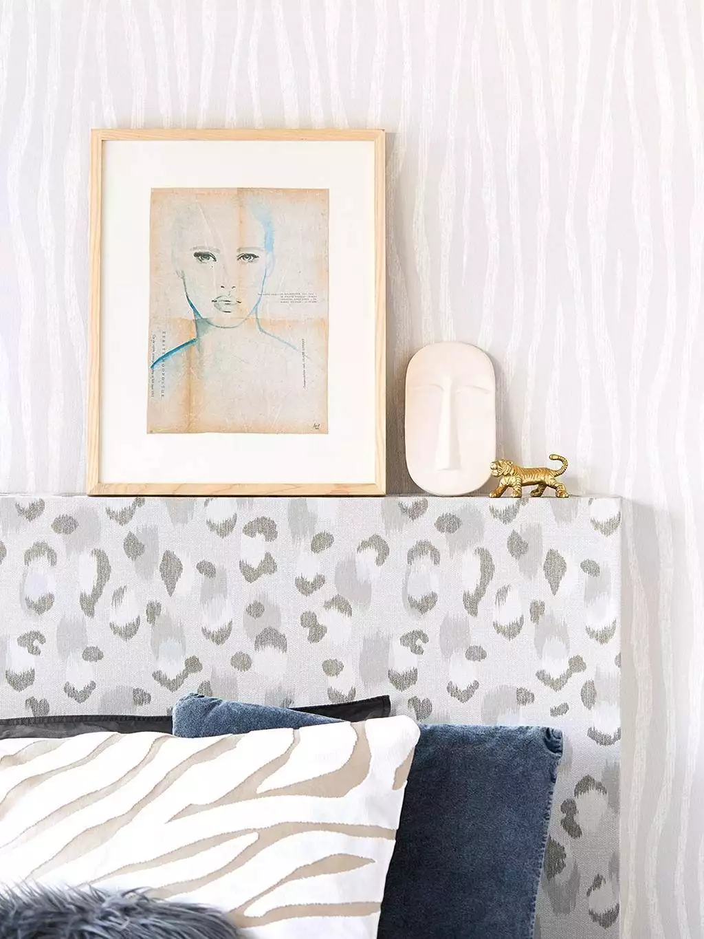 Ineke, col. 02 - Leder - Creme - Grau - Eijffinger