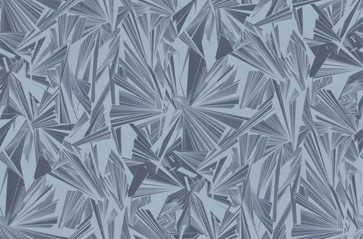 Rapport Meridian, col.04 - Dreiecke - Formen - Blau - Hellblau - Tres Tintas