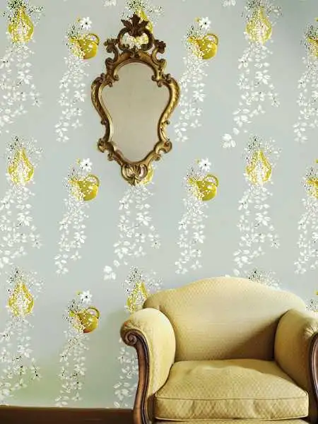 Traily Plant, silver - Blätter - Gegenstände - Limette - Mint - Schwarz - Silber - Louise Body