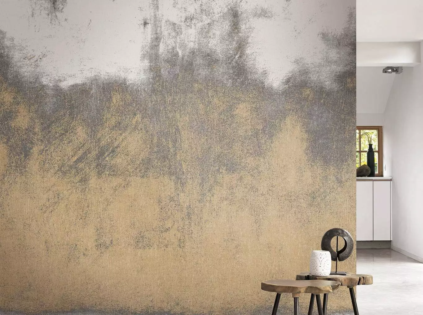 WAREHOUSE - Steinoptik - Steinoptik: - Anthrazit - Creme - Ocker - Caselio