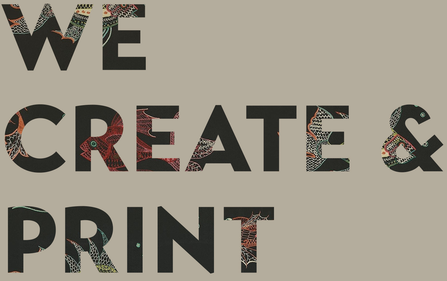 We create Print