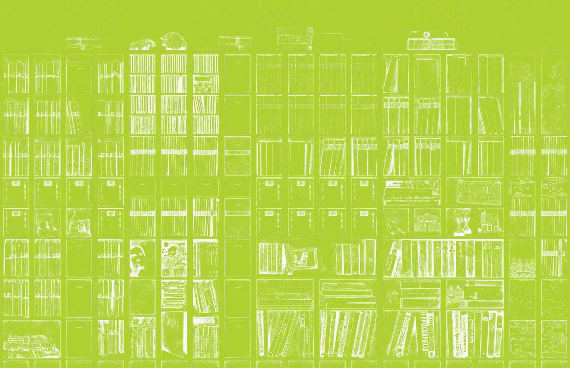 books-and-music green - Grün - Carlos