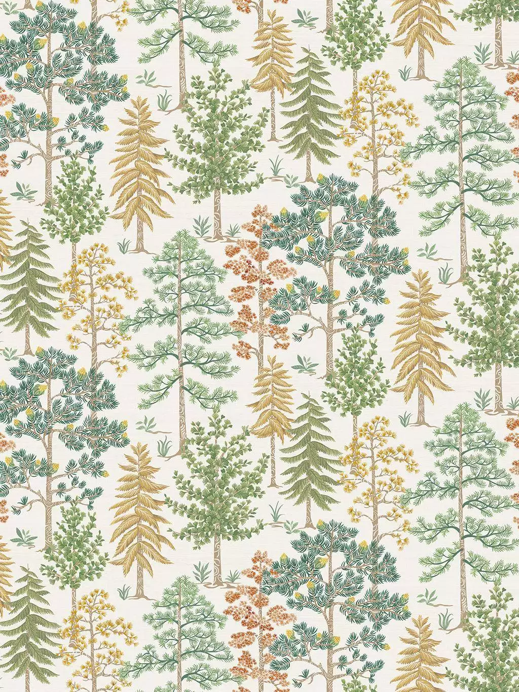 Vana, col. 02 - Bäume - Florale Muster - Wald - Multicolor - Osborne & Little