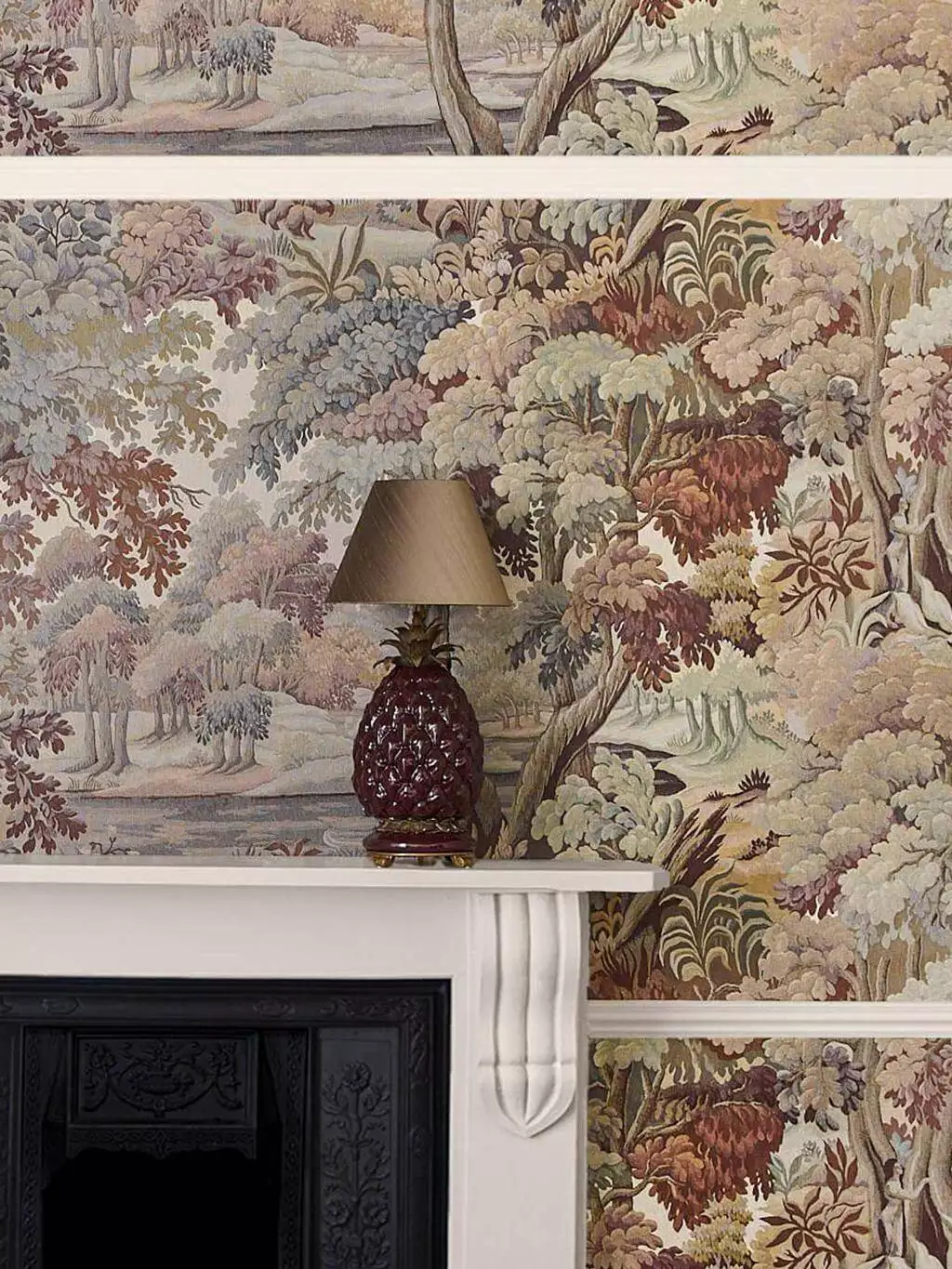 Plantasia Wallpaper, Tabacco - Bäume - Landschaft - Wald - Multicolor - House of Hackney