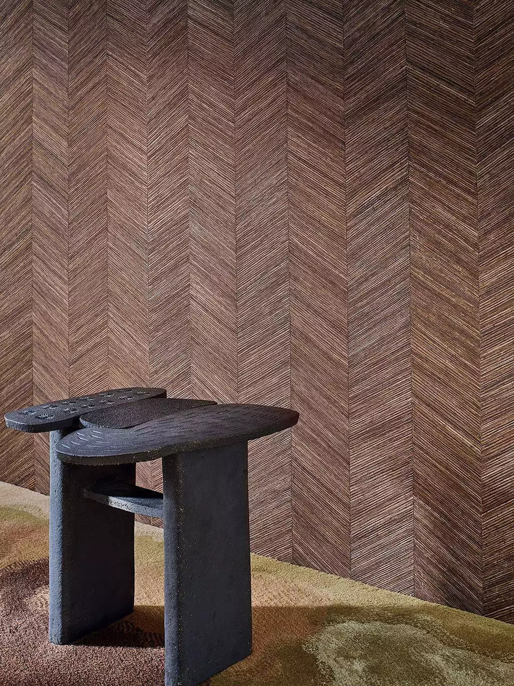 Ocotea, col. 2854 - Struktur - Braun - Weinrot - Casamance