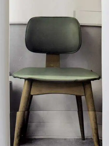 Geralds Chair - Stuhl - Anthrazit - Creme - Grau - Grün - Deborah Bowness