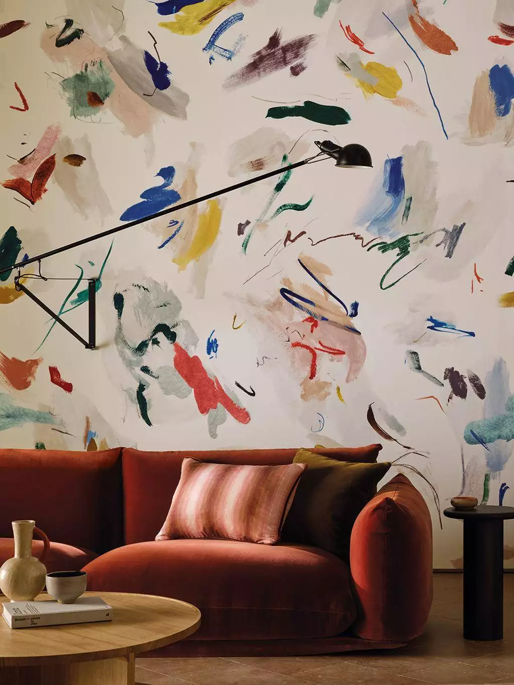 Pigment Mural, Multi - Multicolor - ROMO