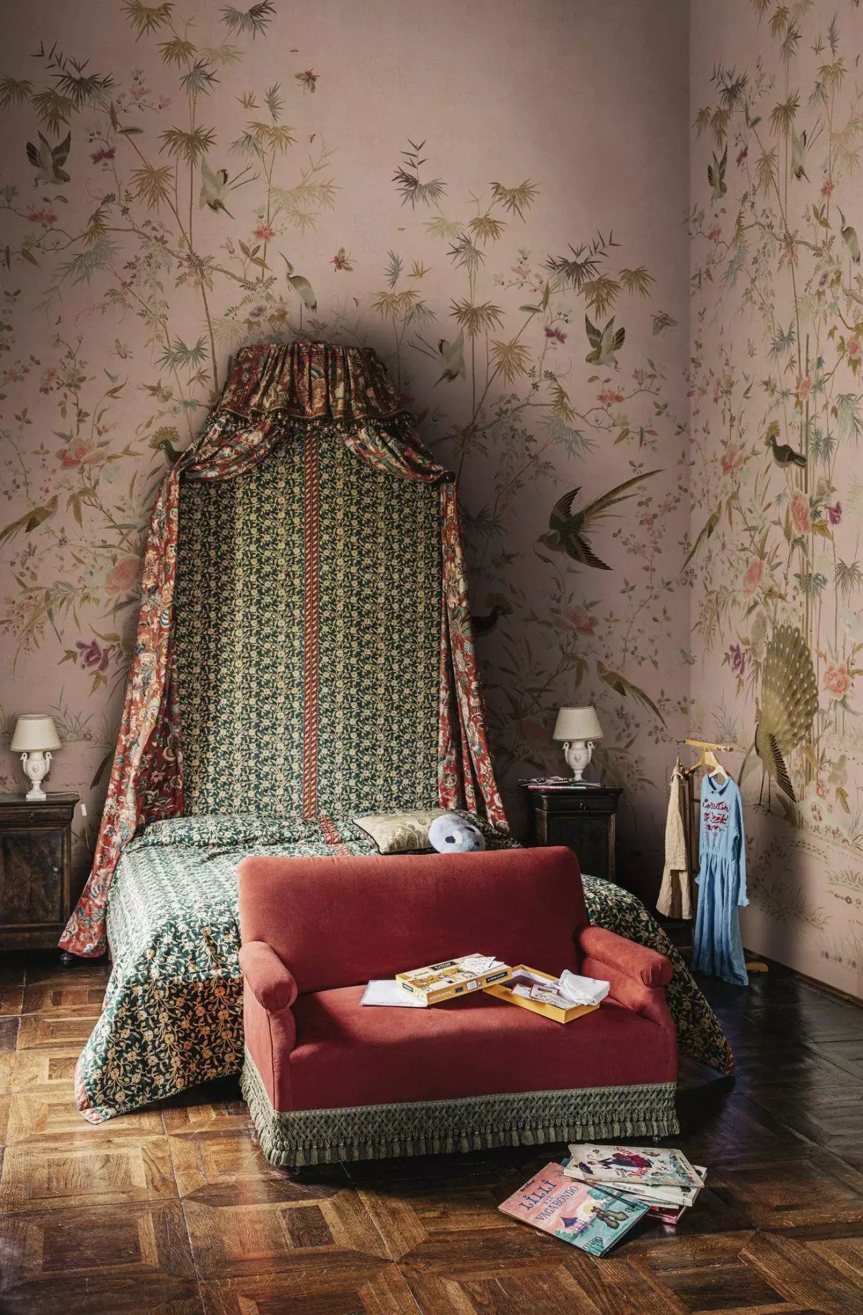 Chinoiserie Garden, Pink