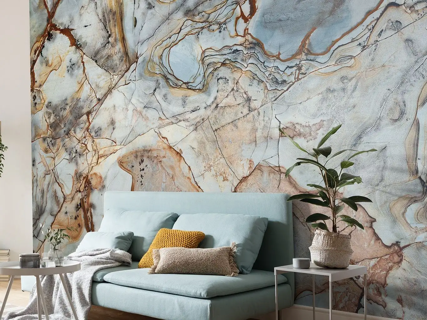 MARBLE - Marmor - Multicolor - Komar.Vlies