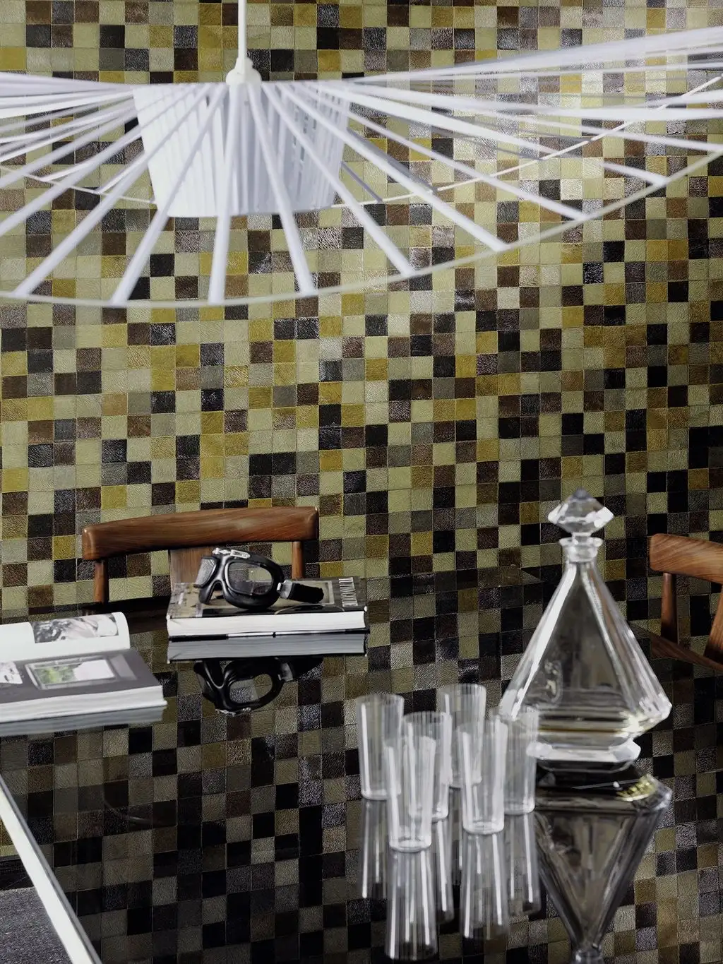 Sierra, col. 08 - Mosaik - Braun - Gelb - Grün - Èlitis