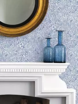 Coastal Meadow, cobalt blue
