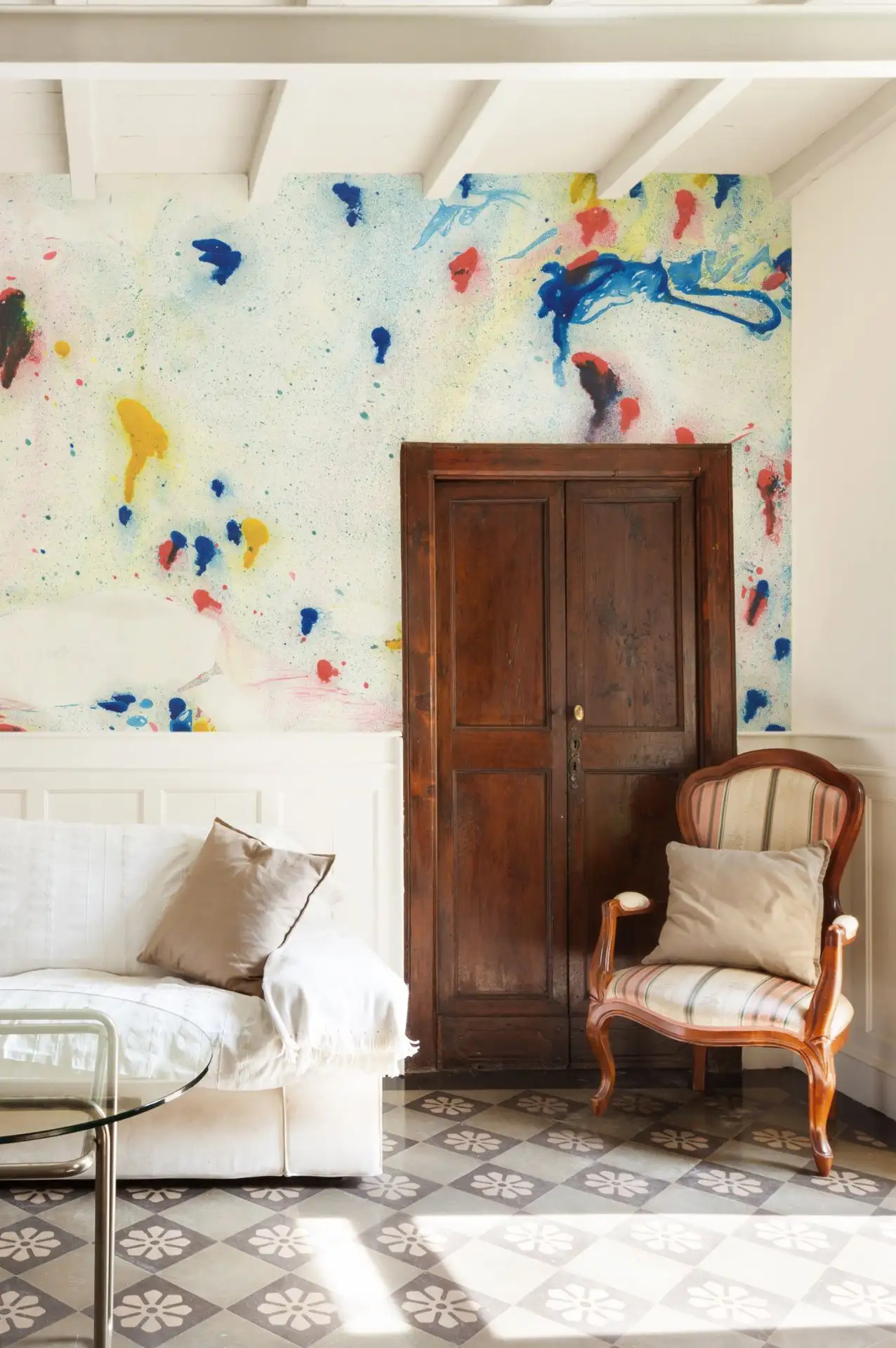 Suminagashi No 2 - Farbverlauf - abstrakt - Multicolor - Malz & Malz