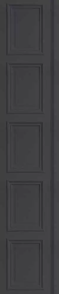 Anthracite Panelling - 3D Tapeten - Vertäfelung - tromp l - Anthrazit - Schwarz - Mineheart