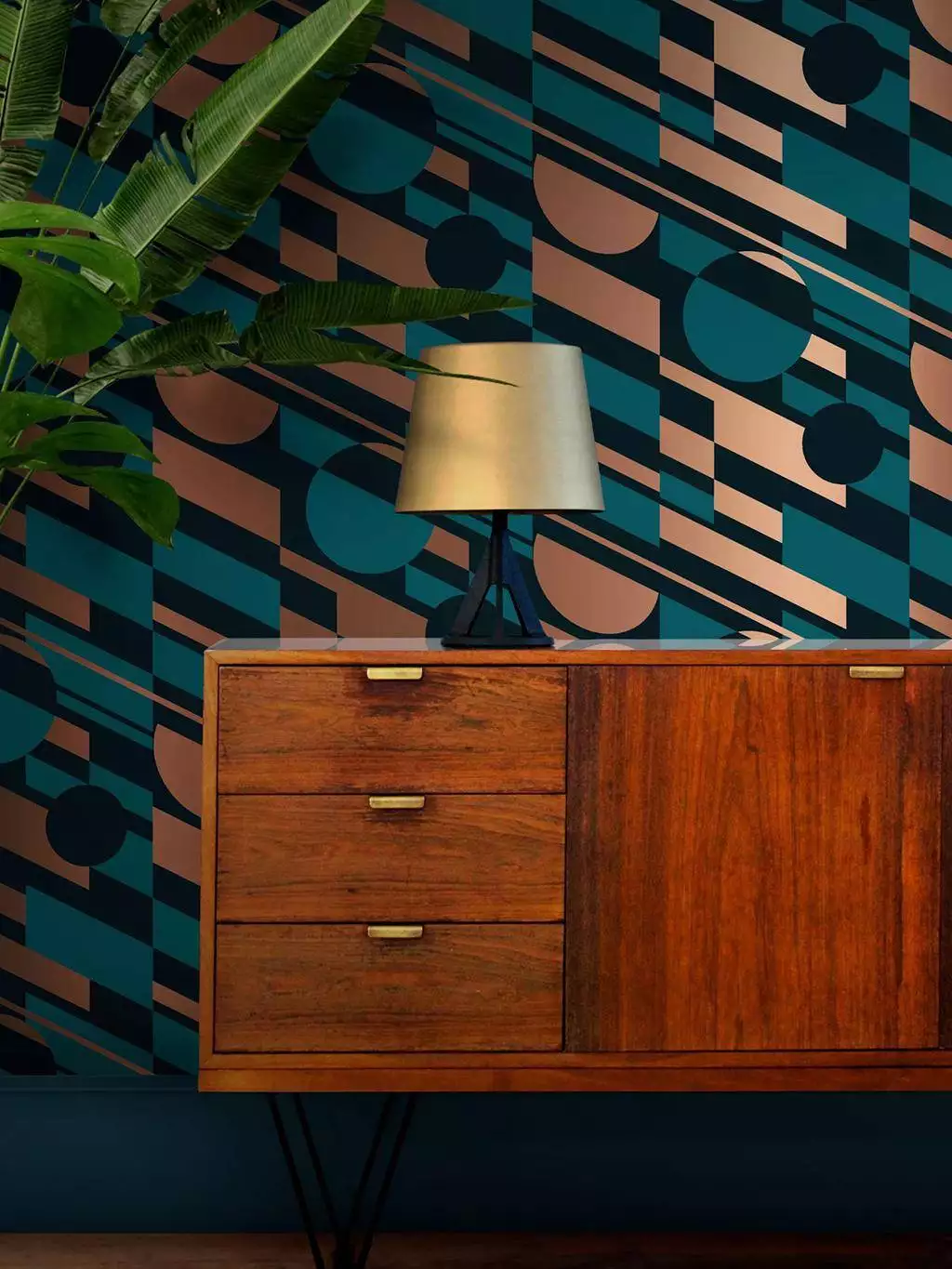 P.L.U.T.O, Lido & Copper - Kreise - Quadrate/Rechtecke - Blau - Bronze - Petrol - Mini Moderns